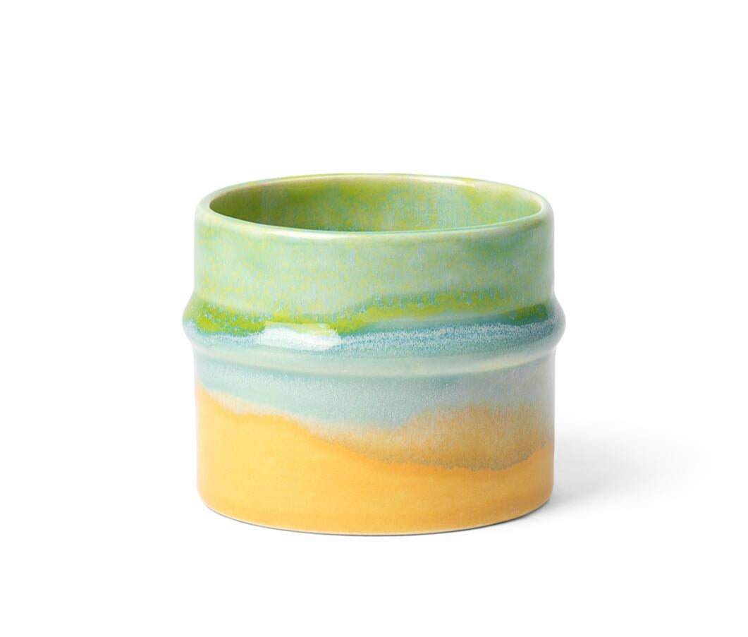 Poppery krus, apple green/mint/yellow - 27 cl